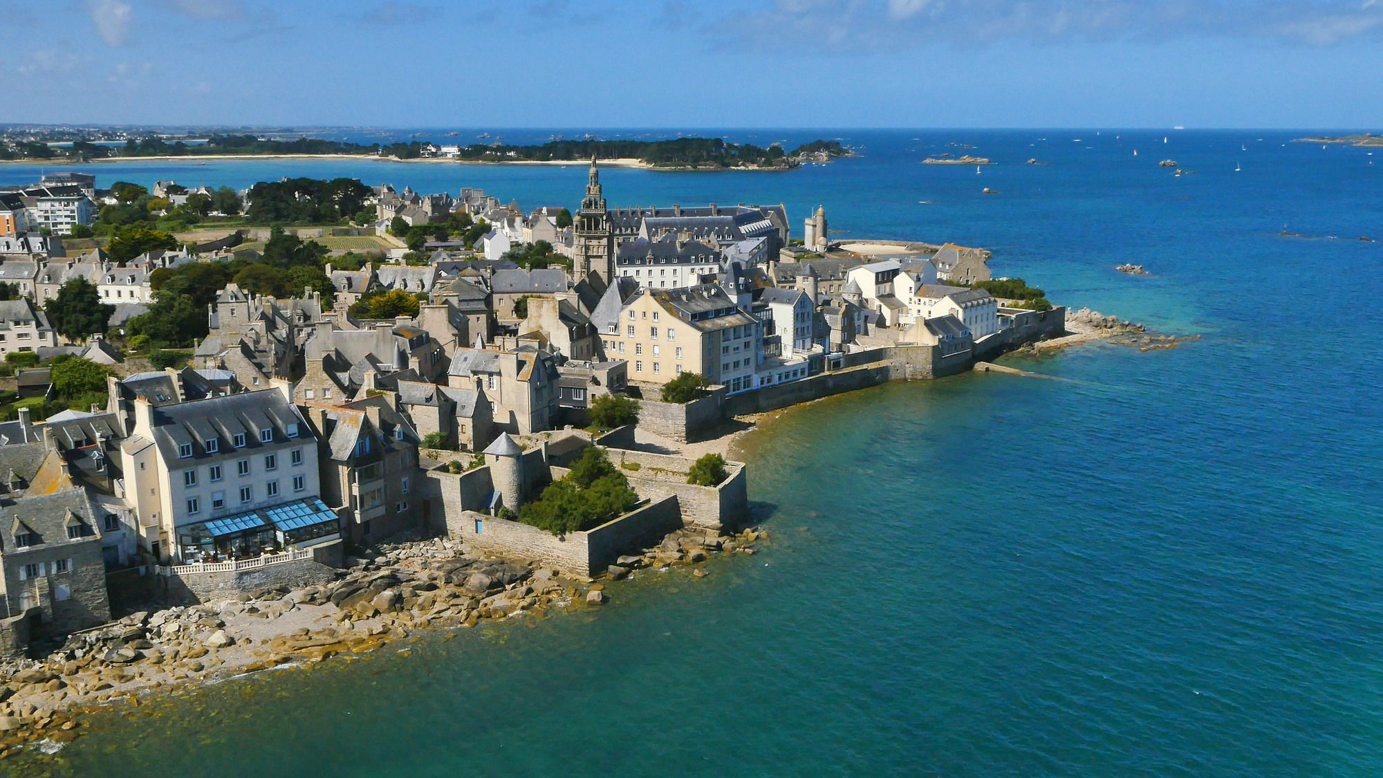 Relais & Chateaux Le Brittany & Spa Роскоф Экстерьер фото